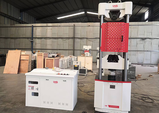 我公司定制款新机型100吨电液伺服万能机，调试完成，已具备发货条件