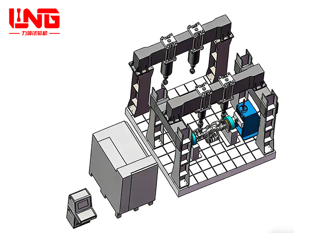 Banco de pruebas de rendimiento integral de la carcasa del puente de accionamiento pws - 1000cq