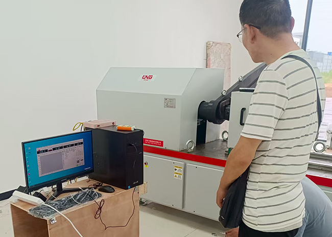 Investigación y desarrollo de fabricación de alta gama habilitada Jinan Liling 10000nm máquina de prueba de torsión controlada por microcomputadoras entregada con éxito al parque industrial inteligente de Weifang